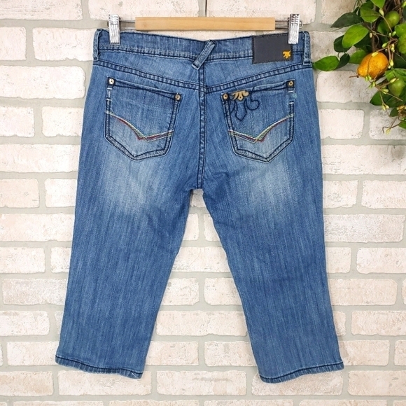 MEK DNM Paros Style Capris Low Rise Size 27 - Picture 2 of 11